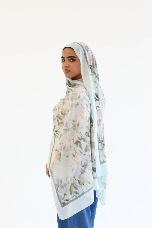 Crystal Petal in chiffon