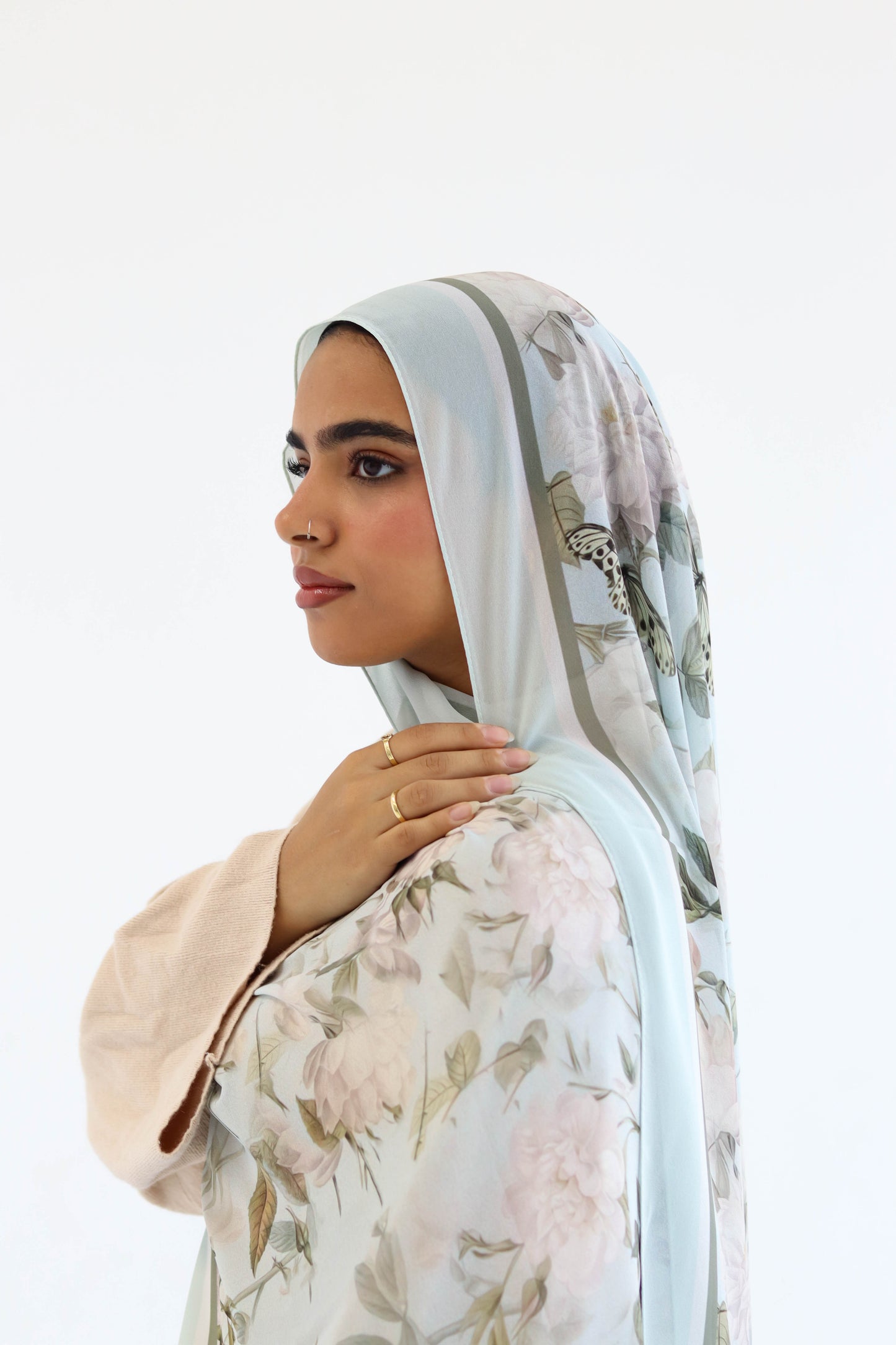 Crystal Petal in chiffon