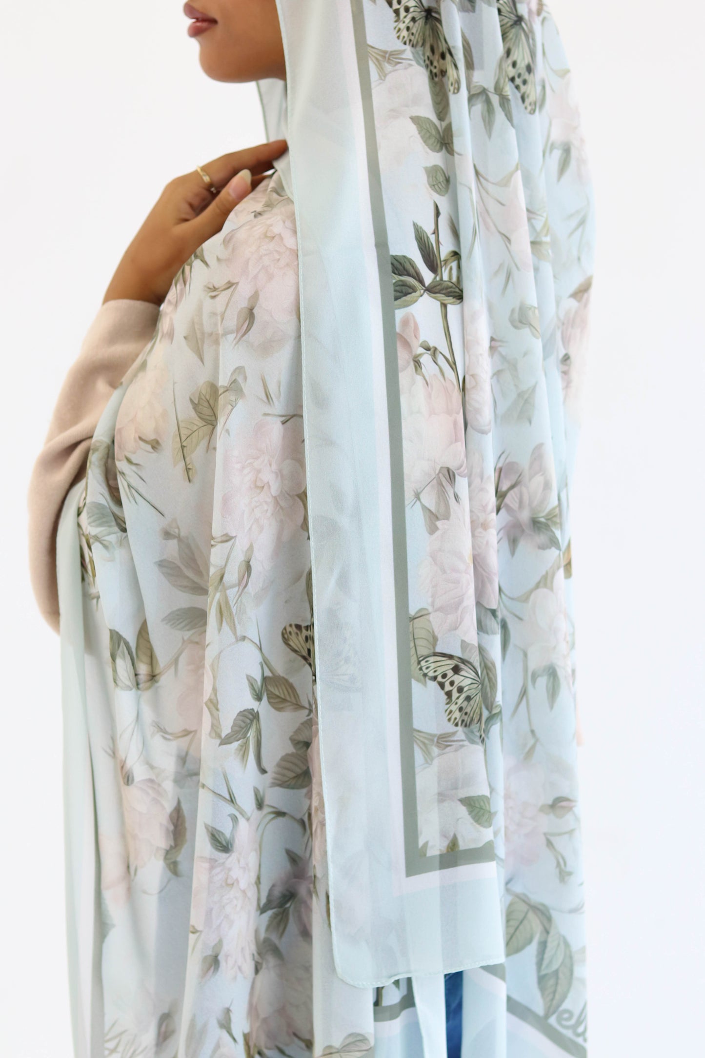 Crystal Petal in chiffon